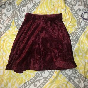 Velvet Ted Skirt
